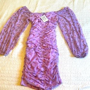 Brand new, medium size, purple dress